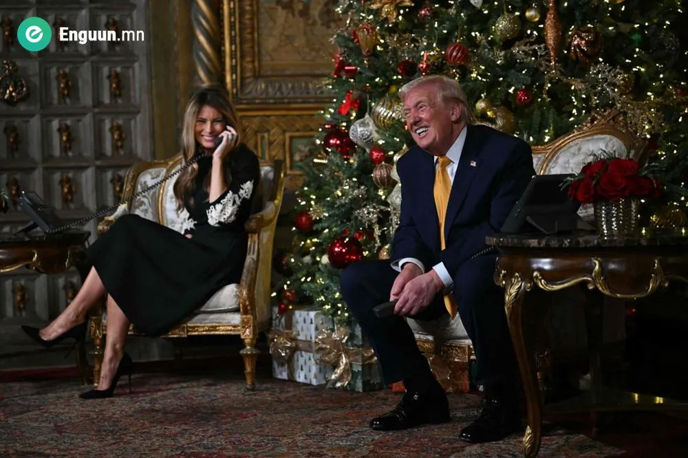 АНУ-ын ерөнхийлөгч Дональд Трамп хүүхдүүдэд удс төрийн өнгө аястай зул сарын баярын мэндчилгээ дэвшүүллээ